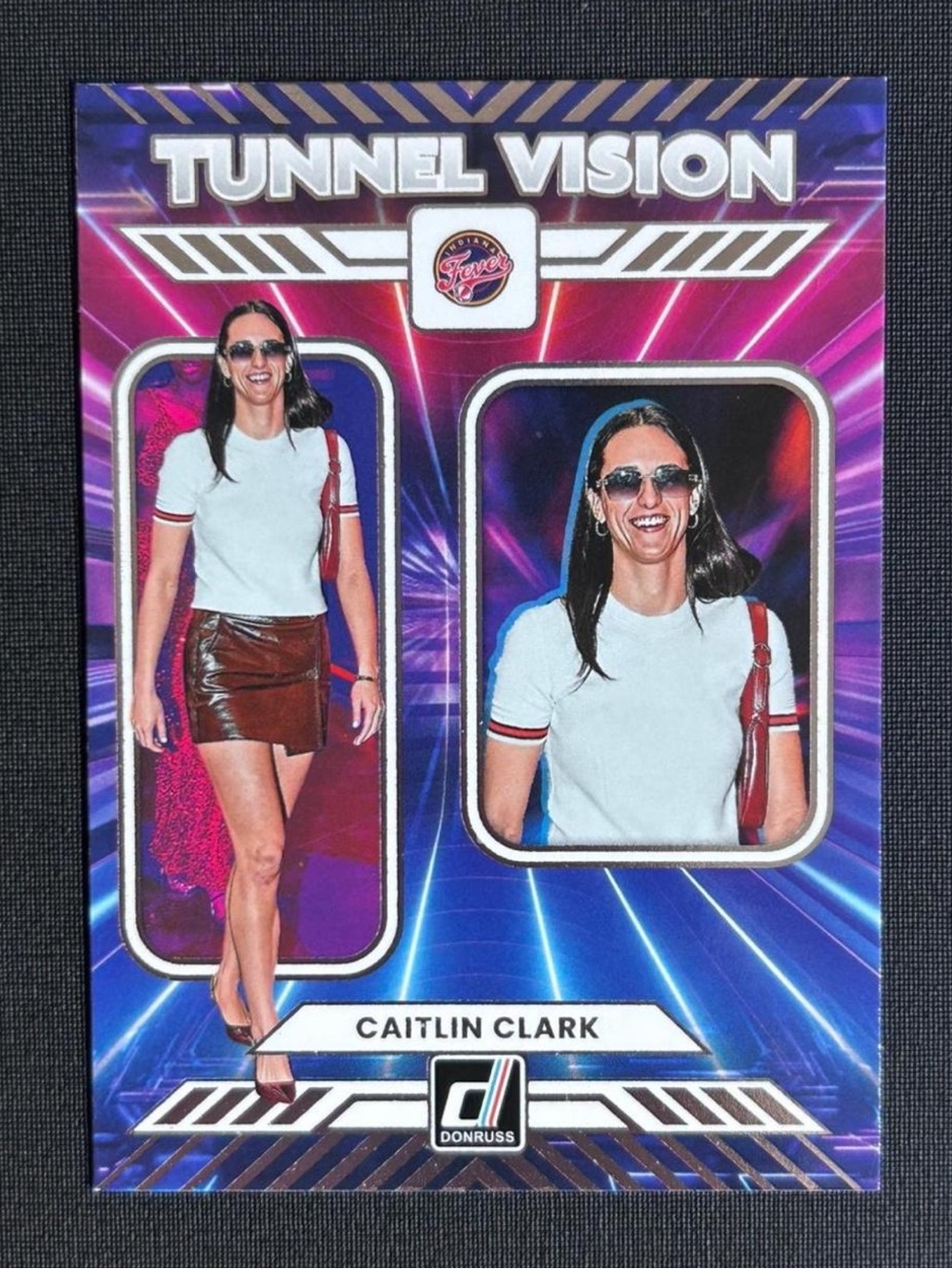 Caitlin Clark WNBA 2025 Panini Donruss Tunnel Vision Card